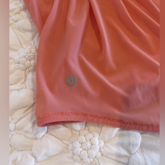 LULULEMON IN A CINCH TANK COLOR ORANGE MESH SZ 8 - Picture 6 of 8
